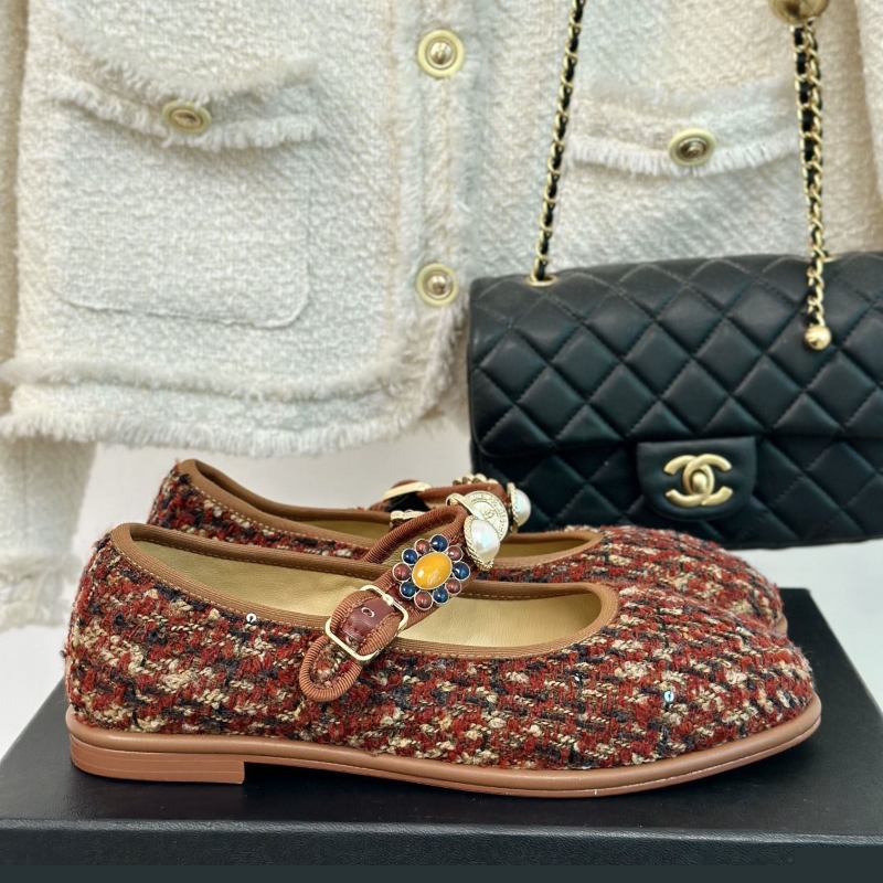 Ch*el flat shoes
